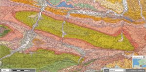 Carte géologique de Lavelanet