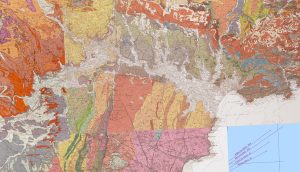 Carte géologique de Fréjus